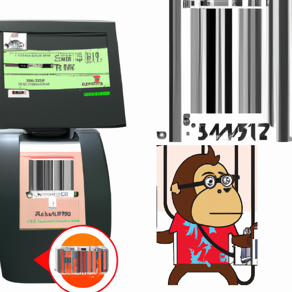 Print labels for each item using the label printer