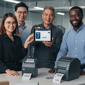 Connect tablet to multiple printer.