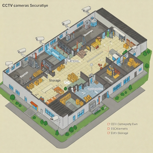 Putting CCTV at different point
