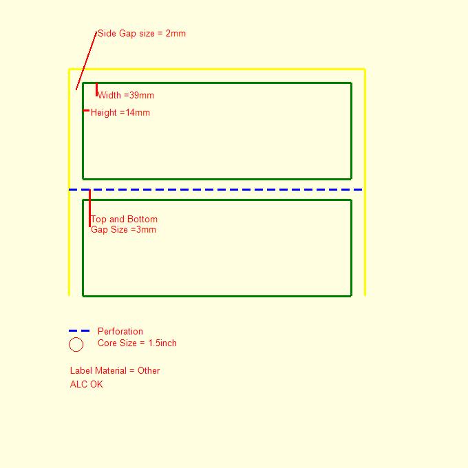 High Temperature Gloss Polyimide Label